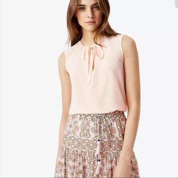 . Nwt! Tory Burch Jess Silk Top, size 0 - Picture 1 of 3